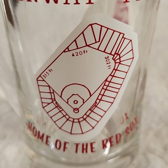 Boston Red Sox Fenway Park American League vintage beer mug stein glass - Picture 4 of 7
